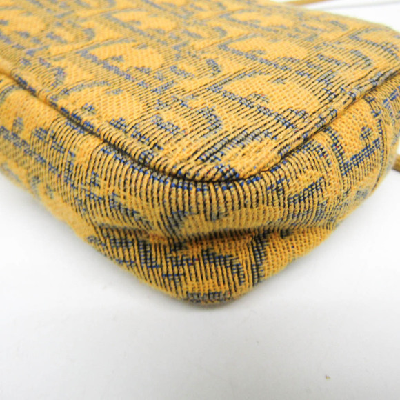 CHRISTIAN DIOR Yellow Leather Shoulder Bag - Picture 4 of 12